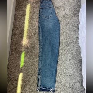 HM split jeans